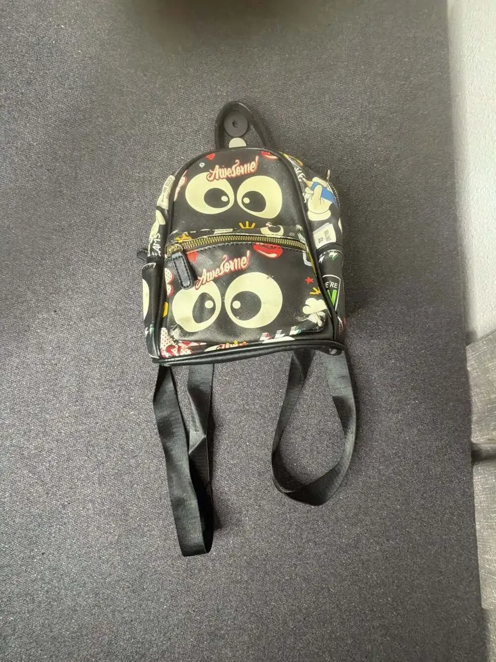 Like Dreams Awesome Emoji Graffiti Mini Backpack